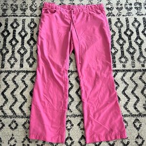 Greys anatomy hot pink scrub bottoms